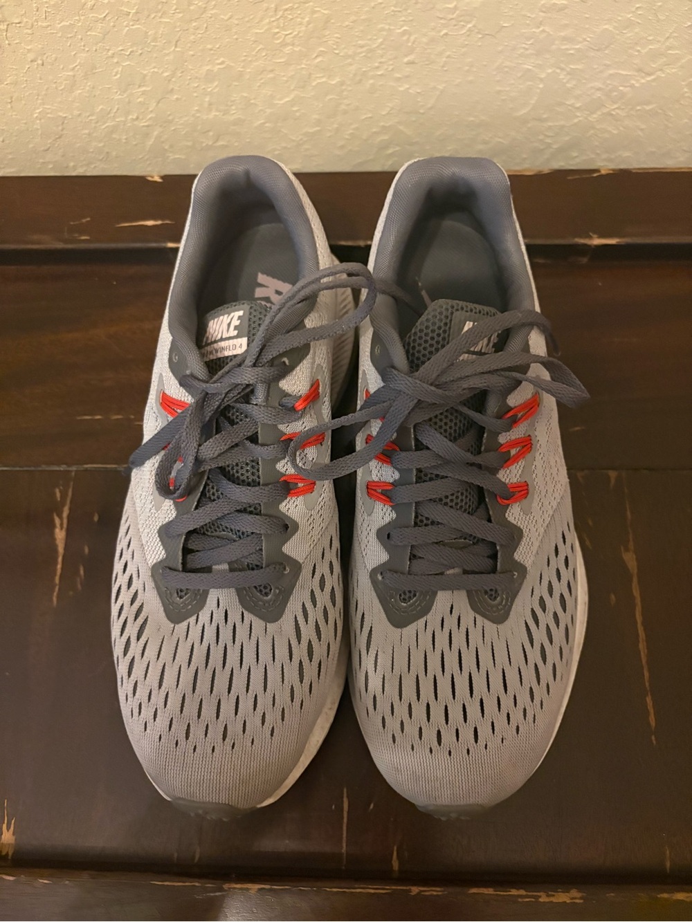 Nike Athletic Shoes - Gray with pink Accents